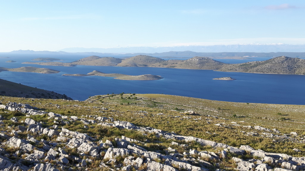 Das sind die Kornati-Inseln vor Kroatien.