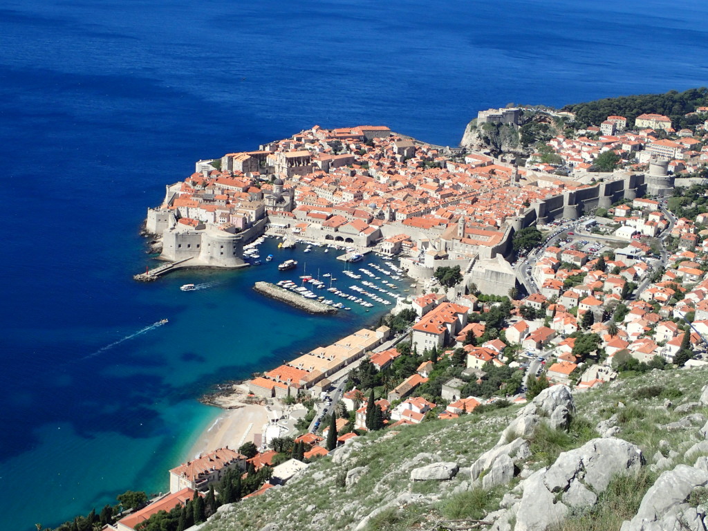 Dubrovnik mit seiner mittelalterlichen Ringmauer.