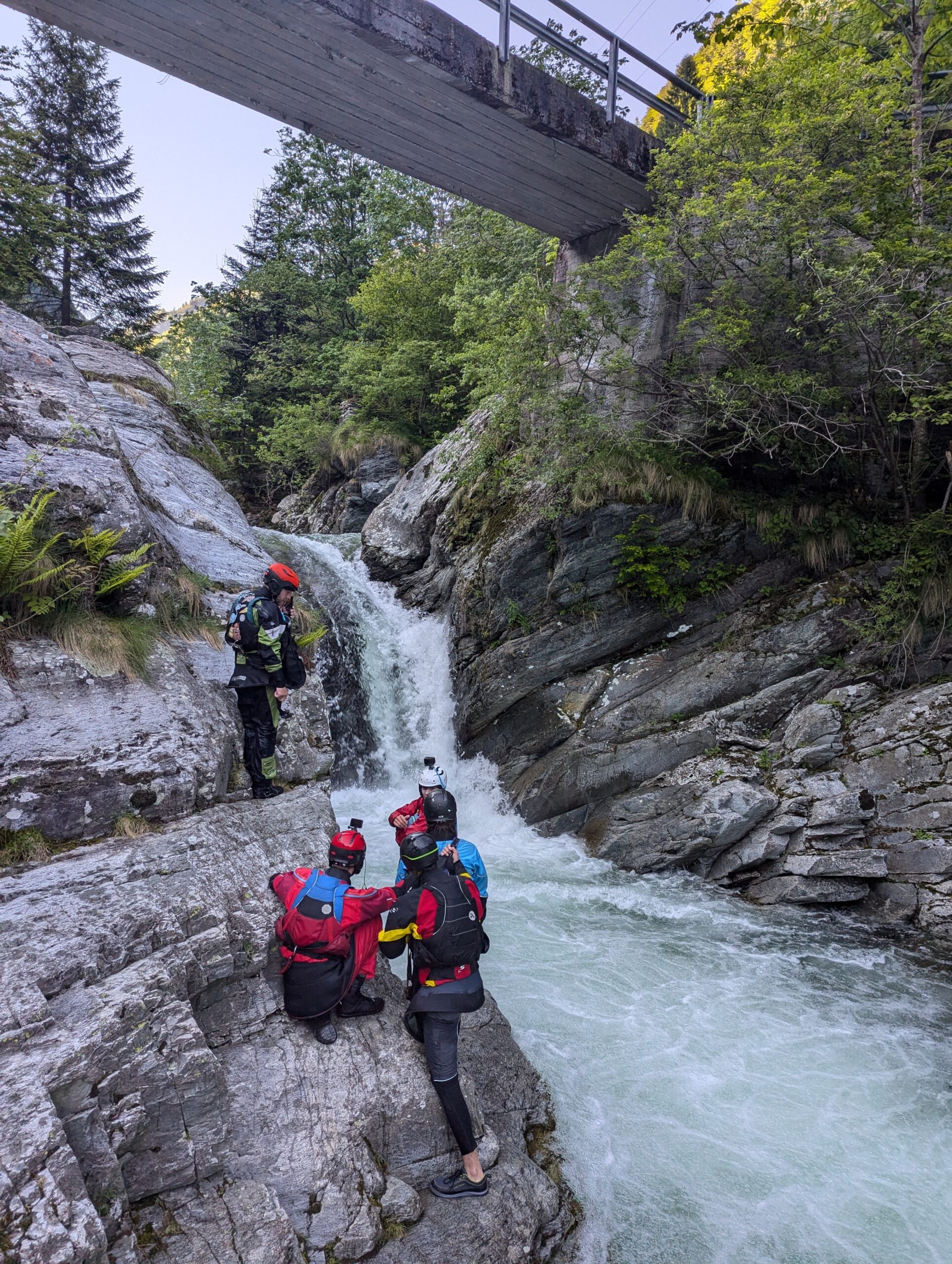 Springersicherung am letzten Fall auf der Egua