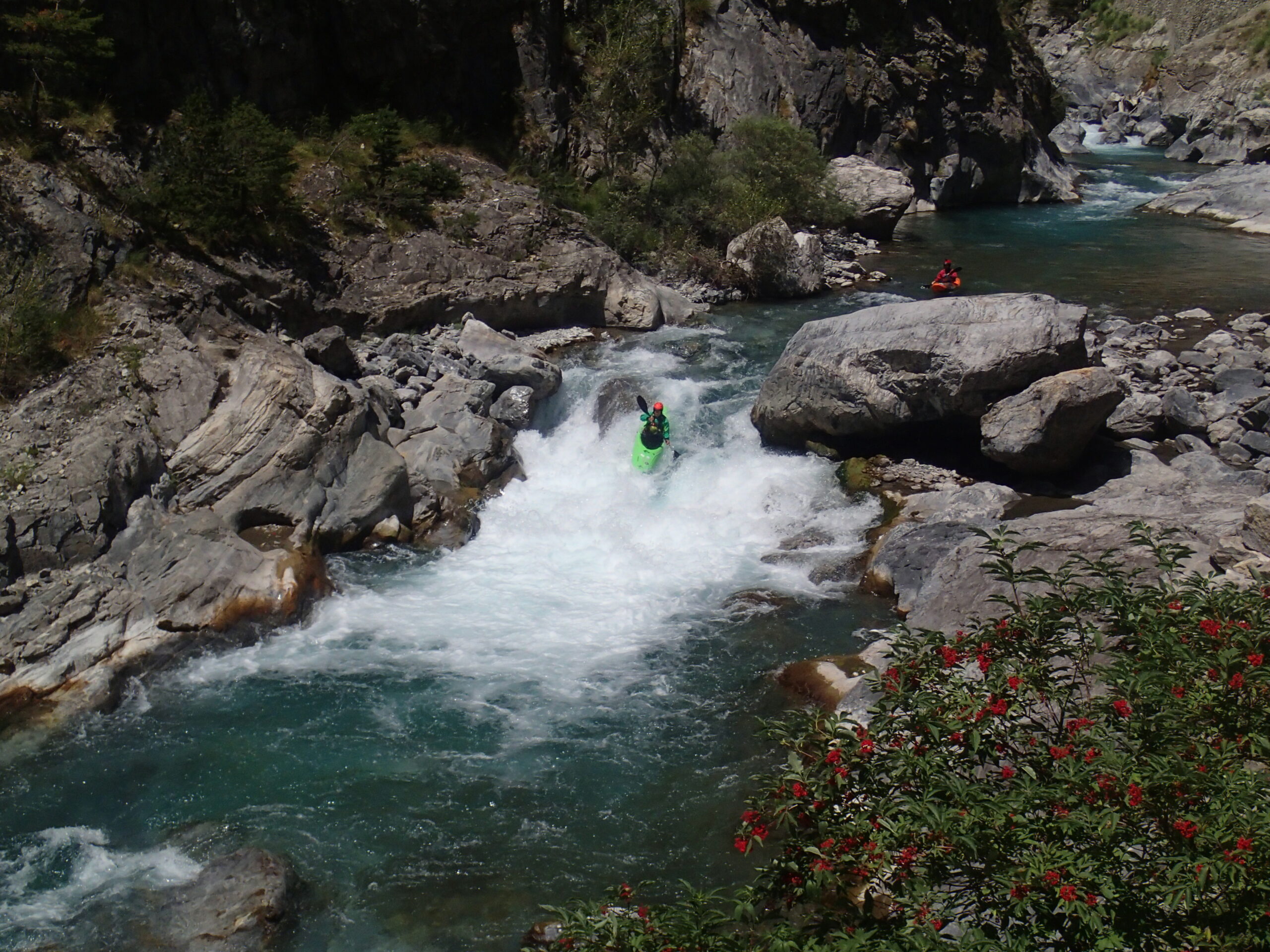 Das ist der Chute auf dem Guil