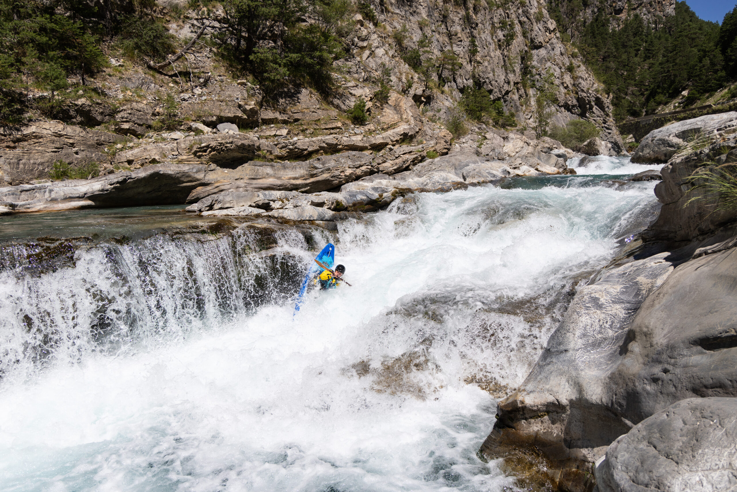 Guil: Triple Chute.  Hier machte Lene eine Show-Einlage